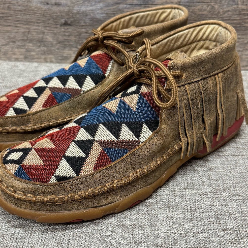 Twisted X moccasins Fringe Size 8.5 Women’s